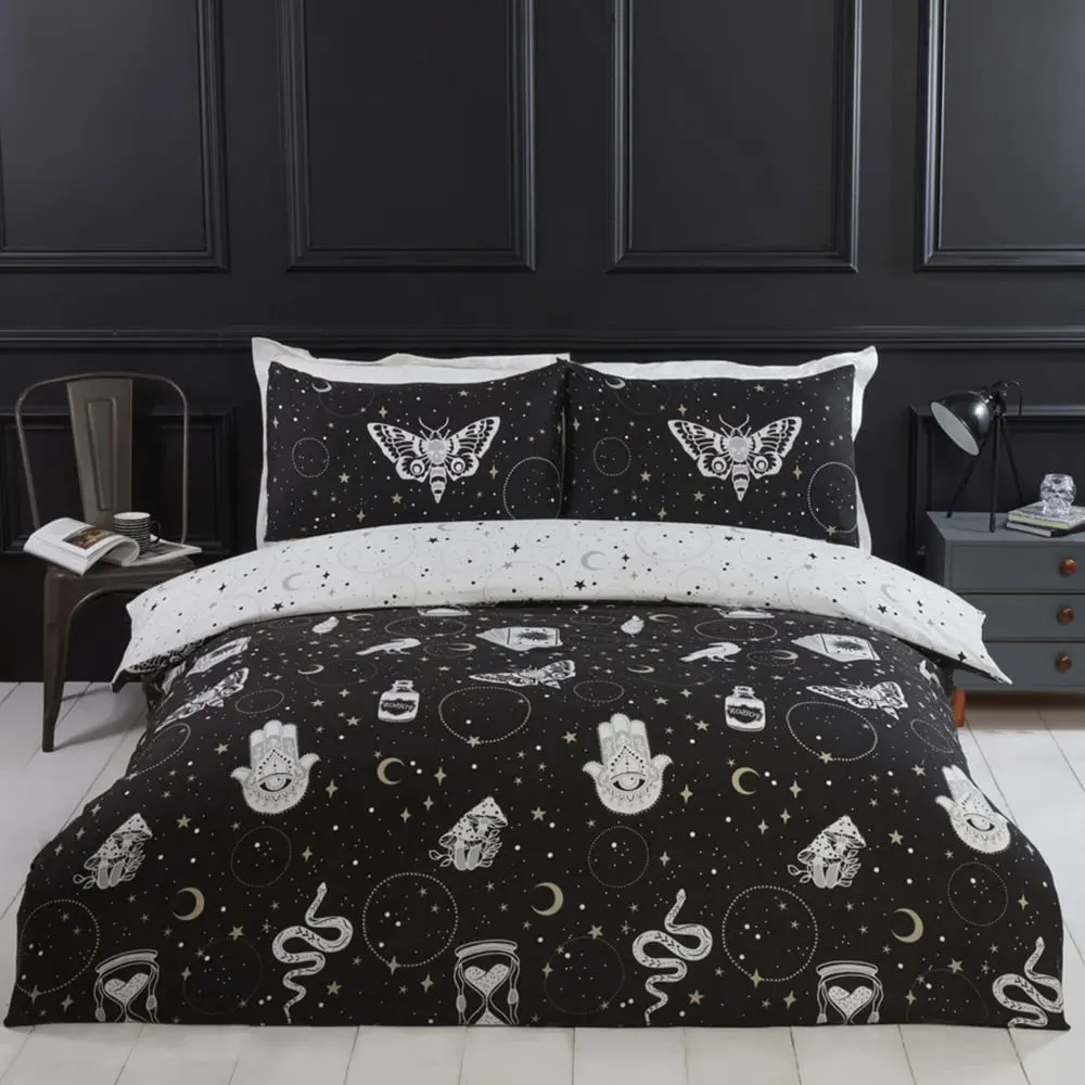 Gothic Magick King Size Duvet Set - Multi, Microfibre