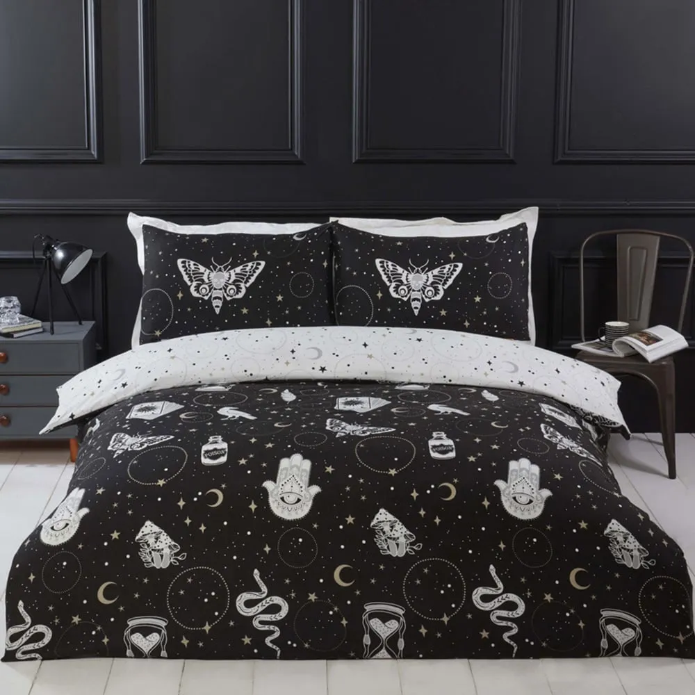 Gothic Magick Single Duvet Set - Multi, Microfibre image