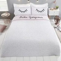 Hello Gorgeous Single Duvet Set - Multicolour