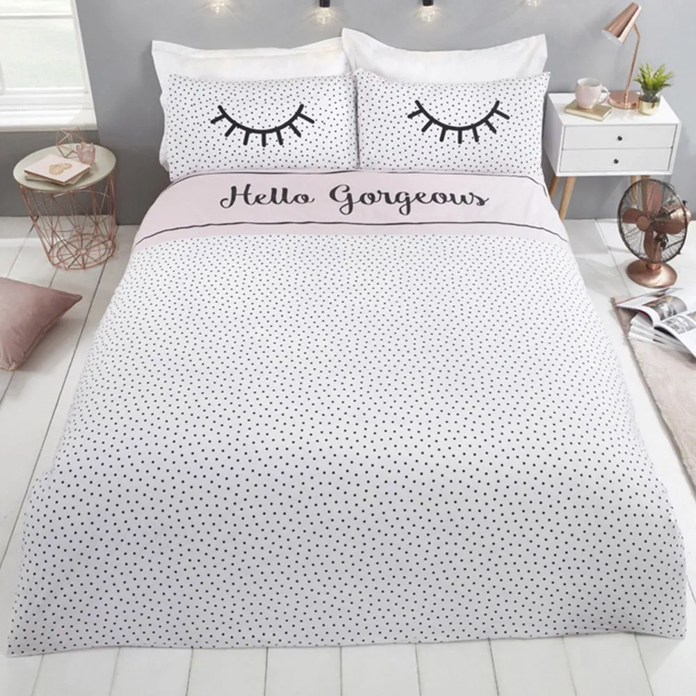Hello Gorgeous Single Duvet Set - Multicolour image