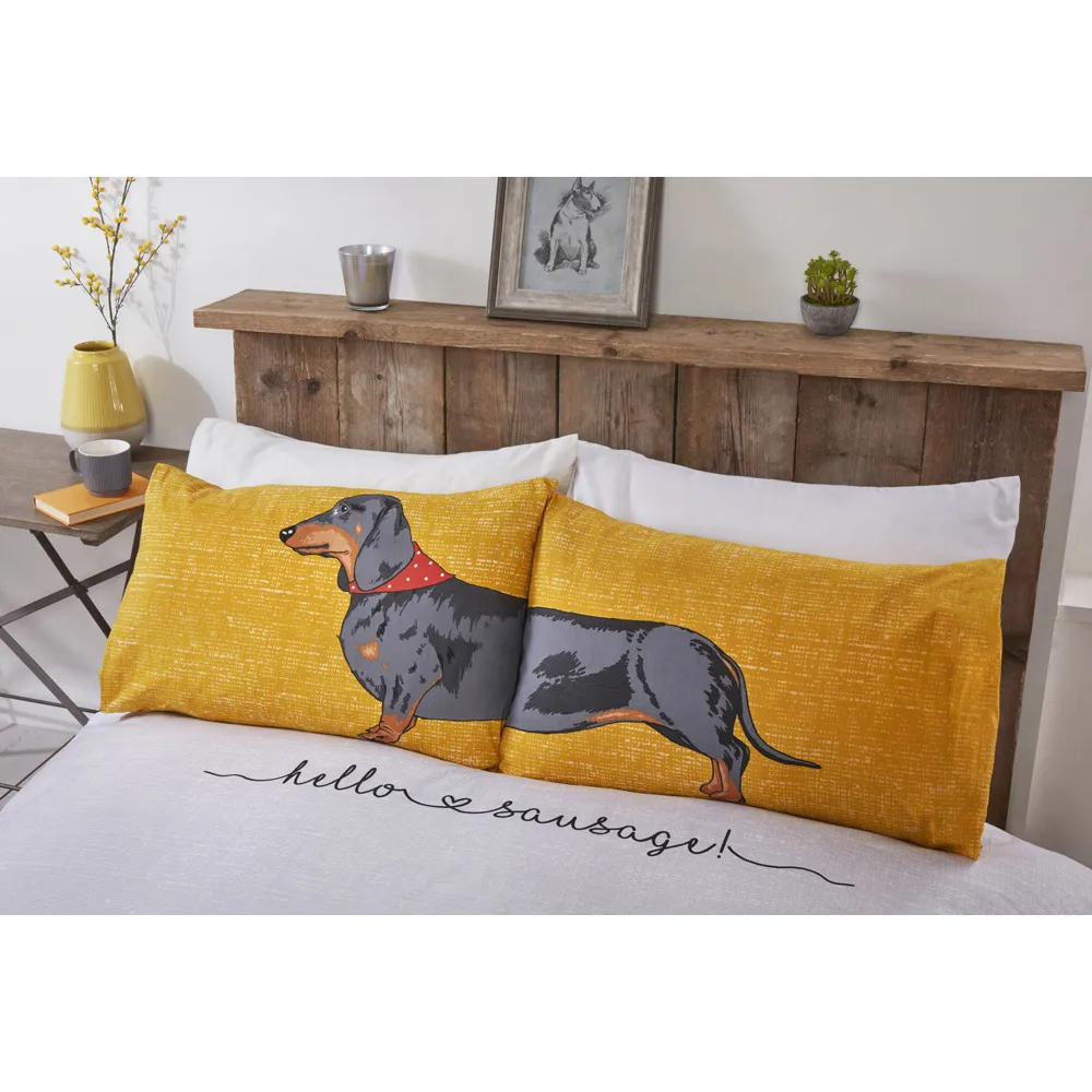 Hello Sausage Single Duvet Set - Multi