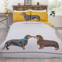 Hello Sausage Single Duvet Set - Multi