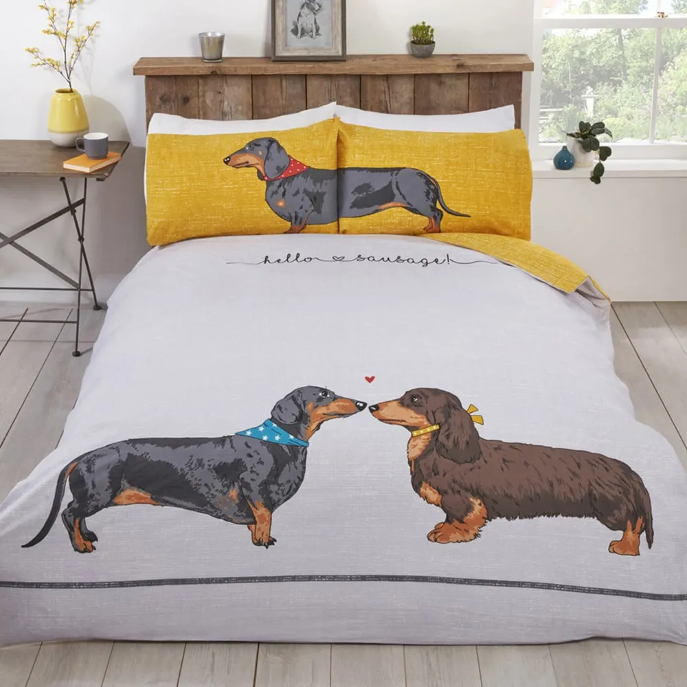 Hello Sausage Single Duvet Set - Multi image