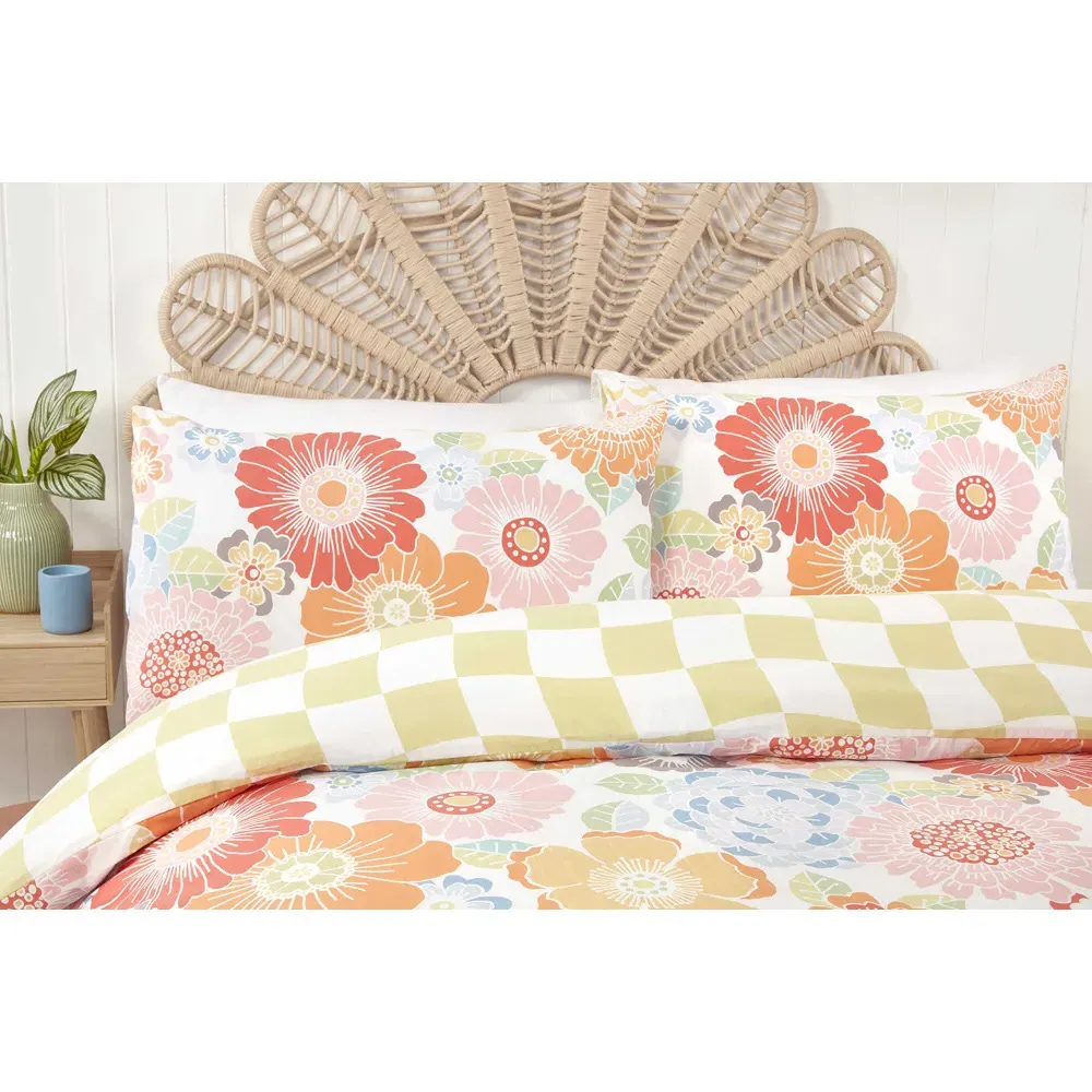 Hippy King Size Duvet Set - Multicolour