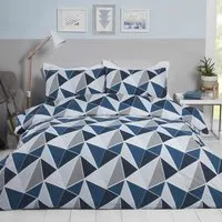 Leo King Duvet Set - Navy