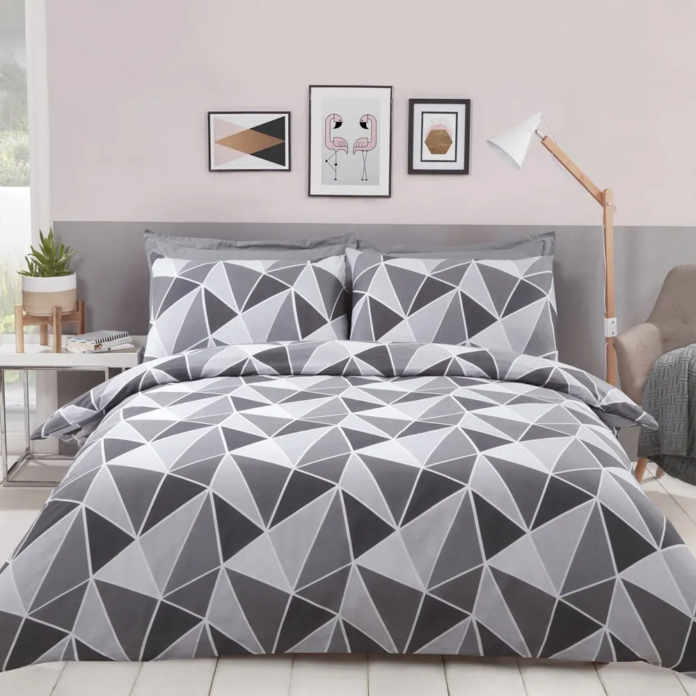 Leo King Size Duvet Set - Grey image