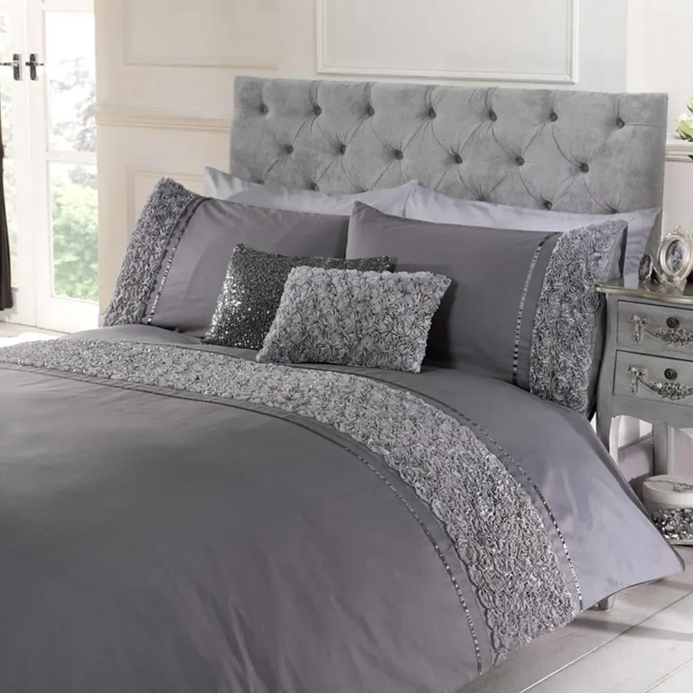 Limoges Boudoir Cushion - Silver