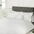 Limoges Single Duvet Set with Ruffles - White