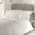 Limoges Super King Duvet Set with Ruffles - Cream