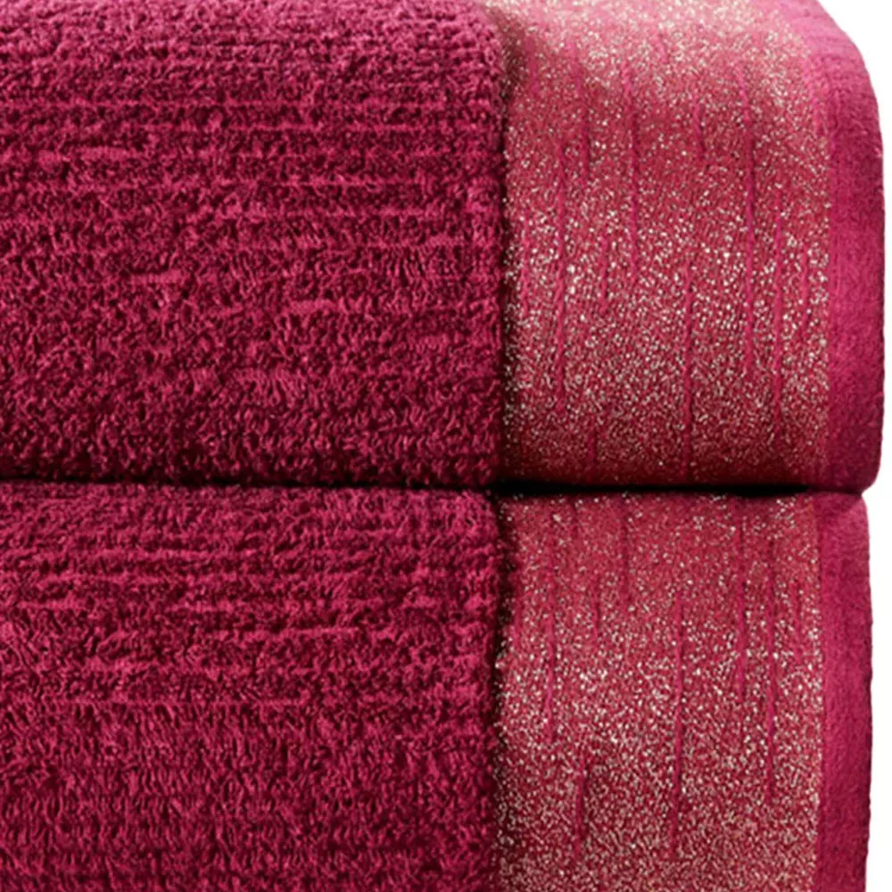 Mayfair Bath Sheet Bundle Set of 2 - Purple, Cotton