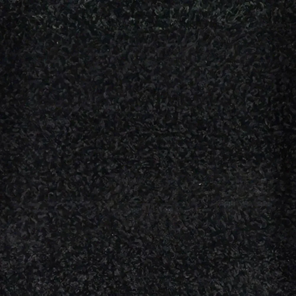 Oxford Shaggy Super Absorbent Rug - Black