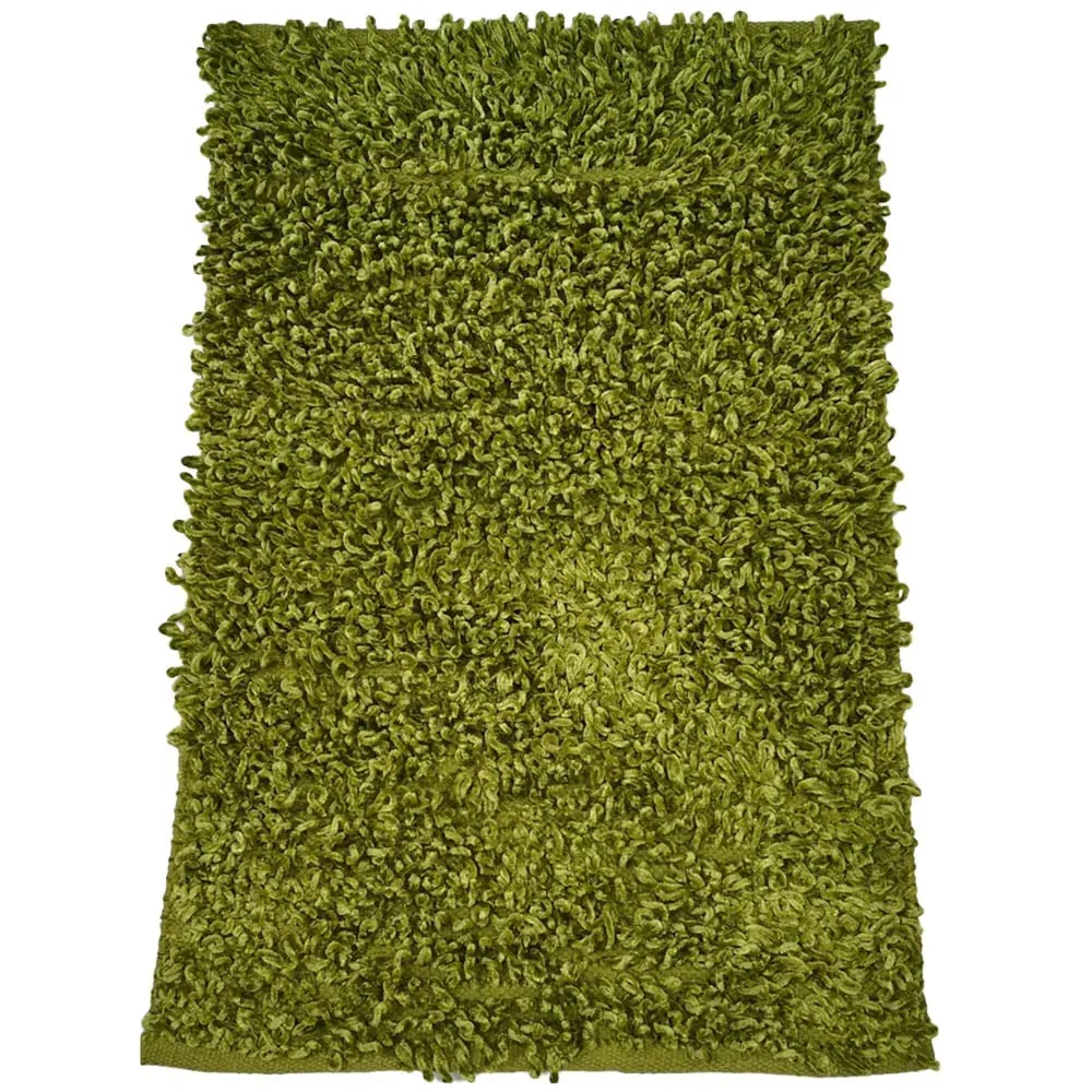 Oxford Shaggy Super Absorbent Rug - Green