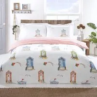 Padstow Double Duvet Set - Multi, Microfibre
