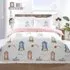 Padstow Double Duvet Set - Multi, Microfibre
