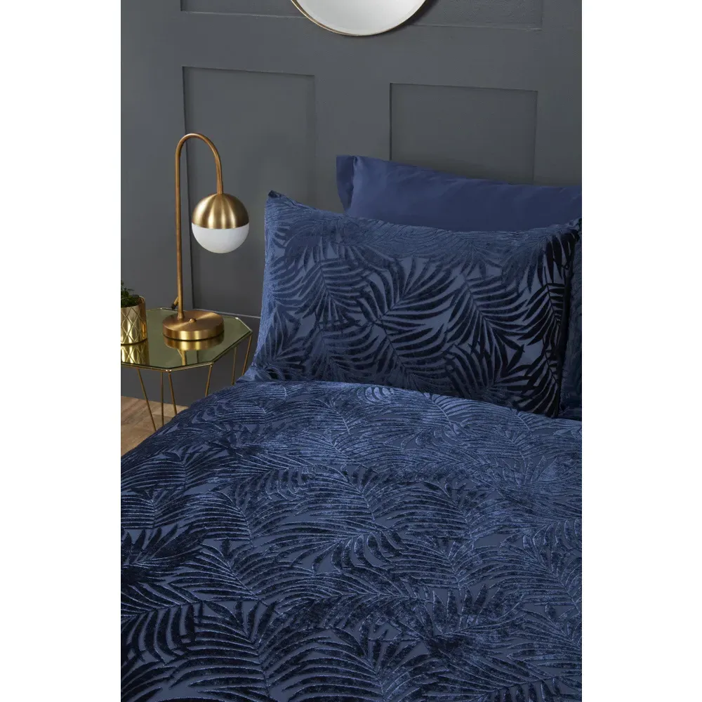 Paloma King Size Duvet Set - Emerald, Velvet