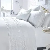 Papillon Double Duvet Set - White