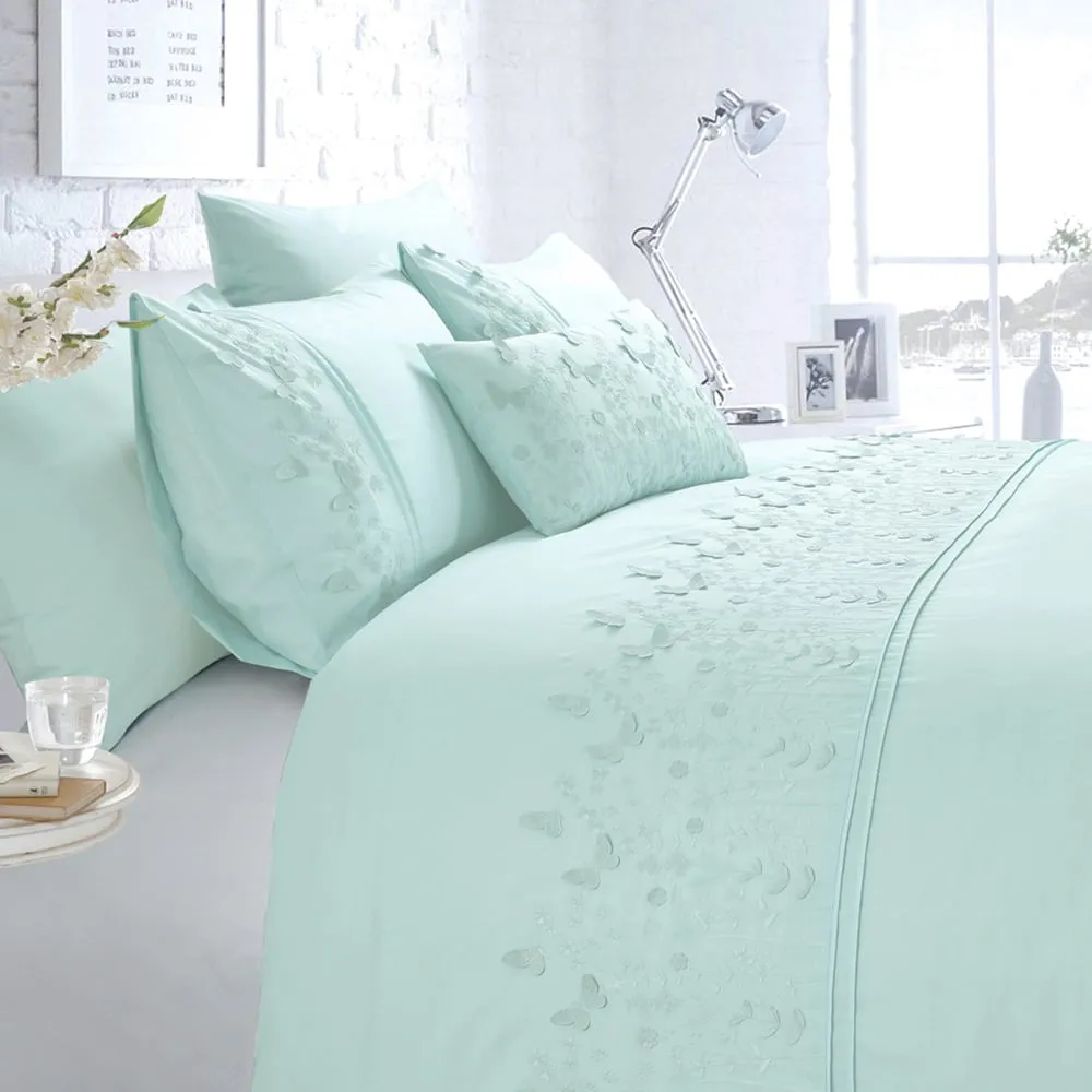 Papillon Super King Duvet Set - Blue