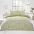 Pebbles Double Duvet Set - Green, Microfibre