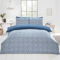 Pebbles King Size Duvet Set - Blue, Microfibre