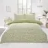 Pebbles Single Duvet Set - Green, Microfibre
