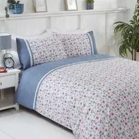 Penelope King Size Duvet Set - Blue