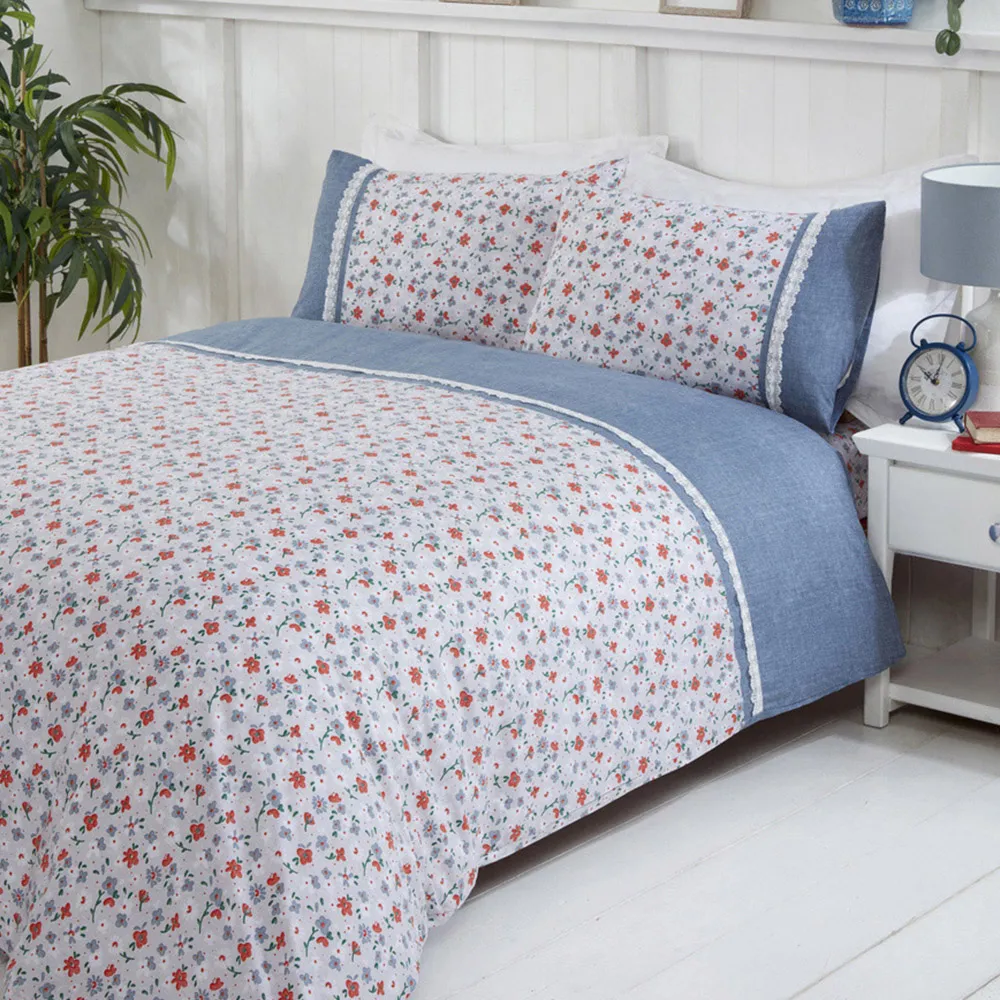 Penelope Single Duvet Set - Blue image