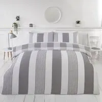 PH Chambray Single Duvet Set - Silver, Cotton
