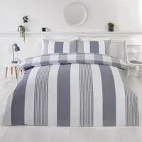 PH Chambray Super King Duvet Set - Blue, Cotton