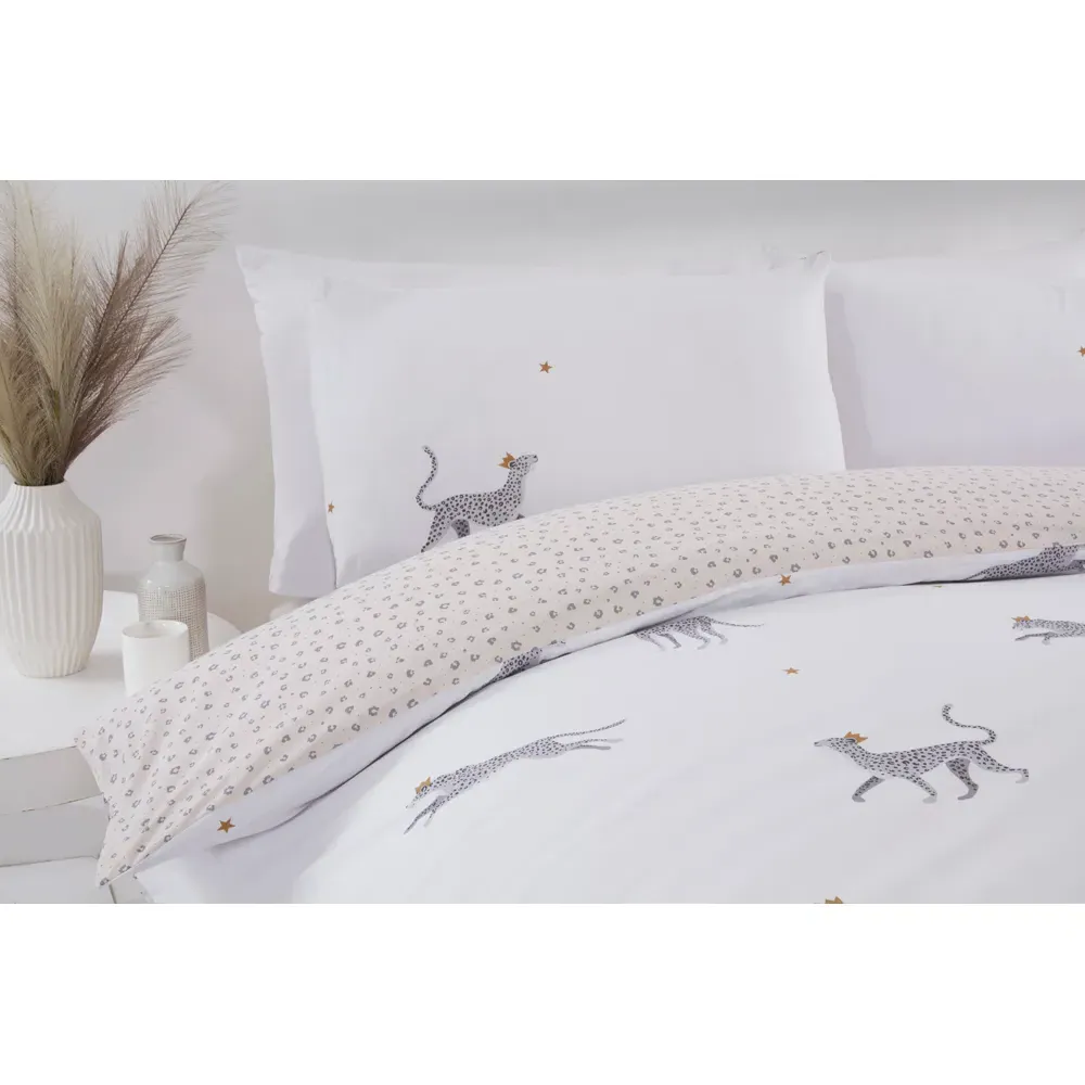 PH Leopard Super King Duvet Set - Multicolour, Cotton