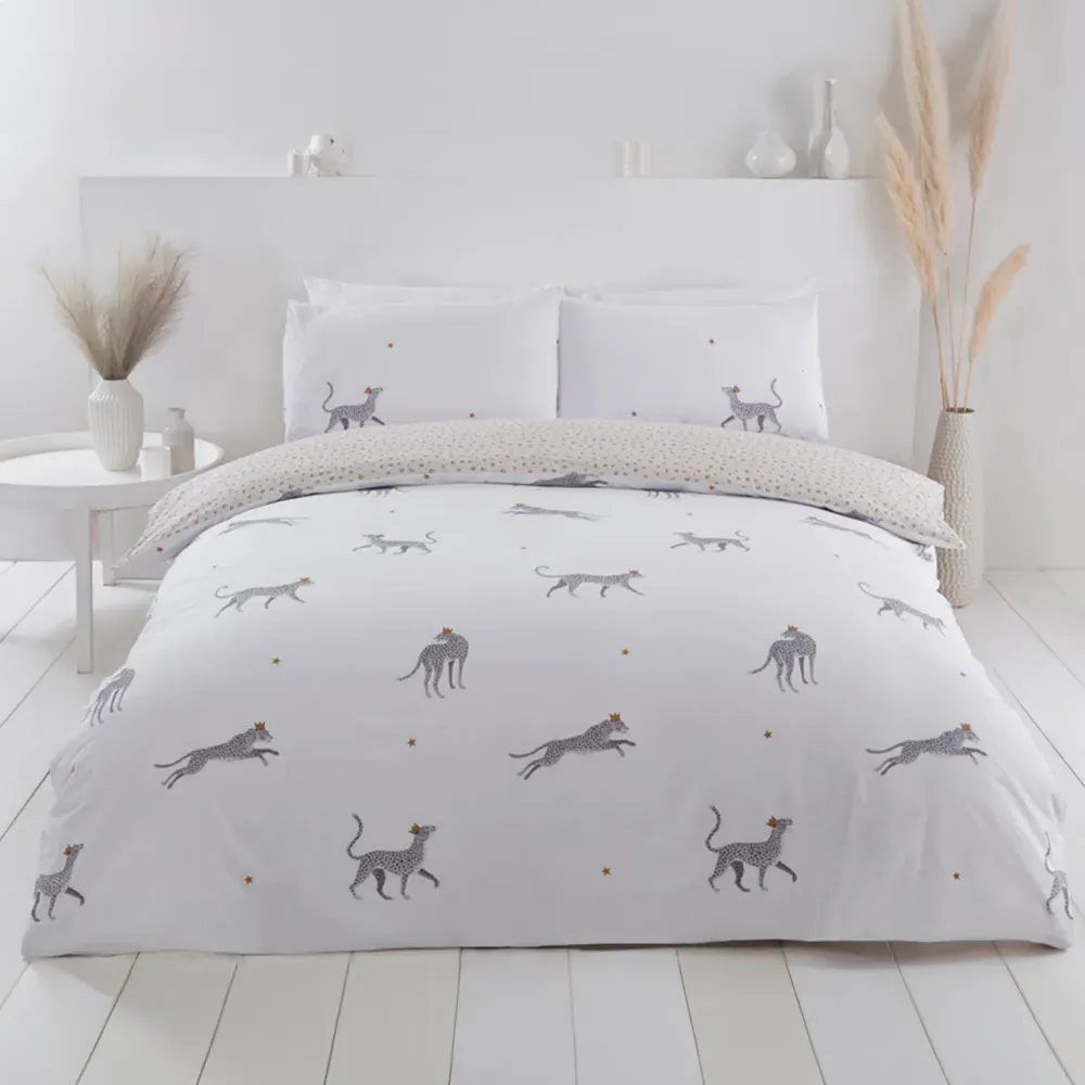 PH Leopard Super King Duvet Set - Multicolour, Cotton