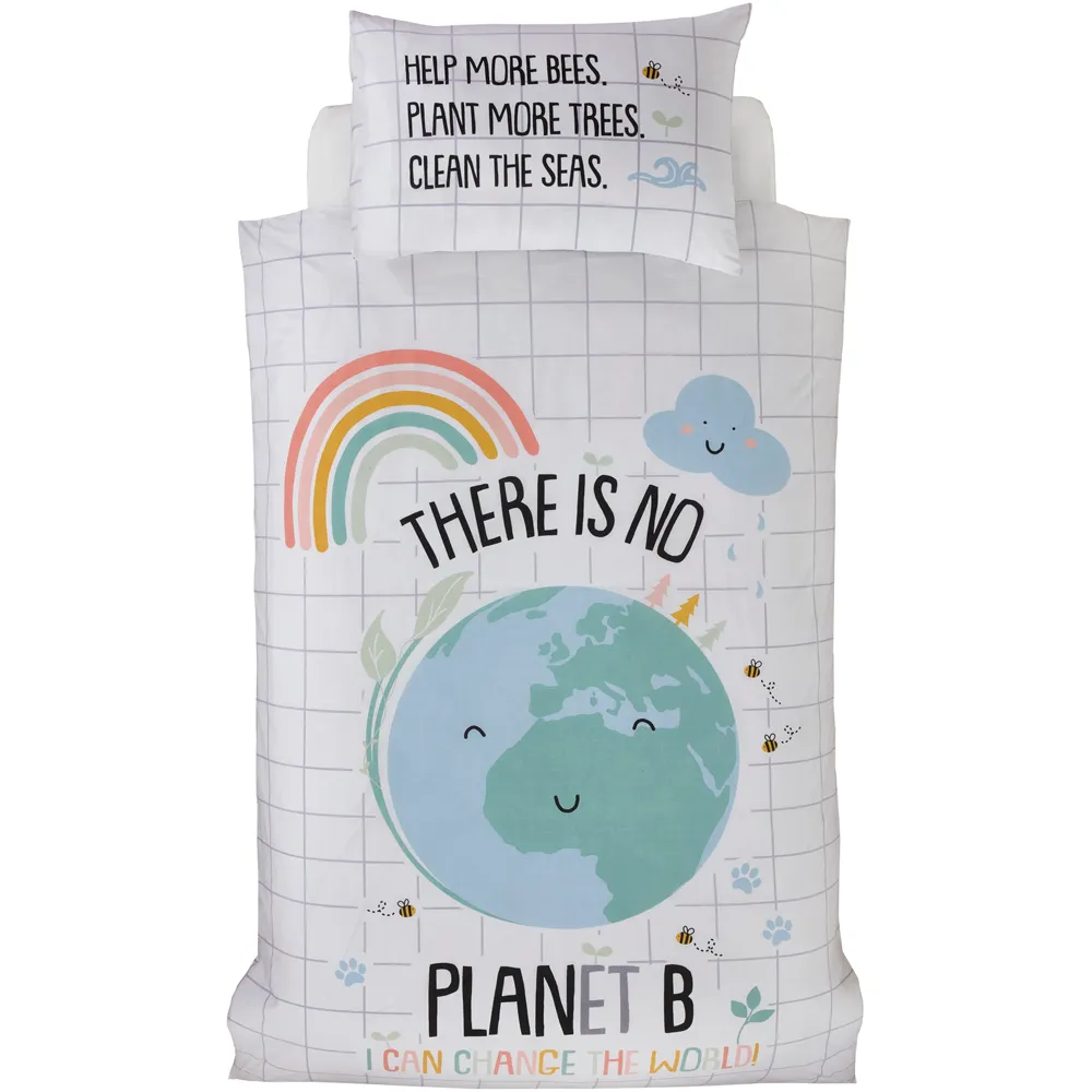 PH Planet B Single Duvet Cover Set - Multi