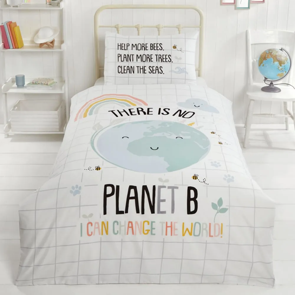 PH Planet B Single Duvet Cover Set - Multi
