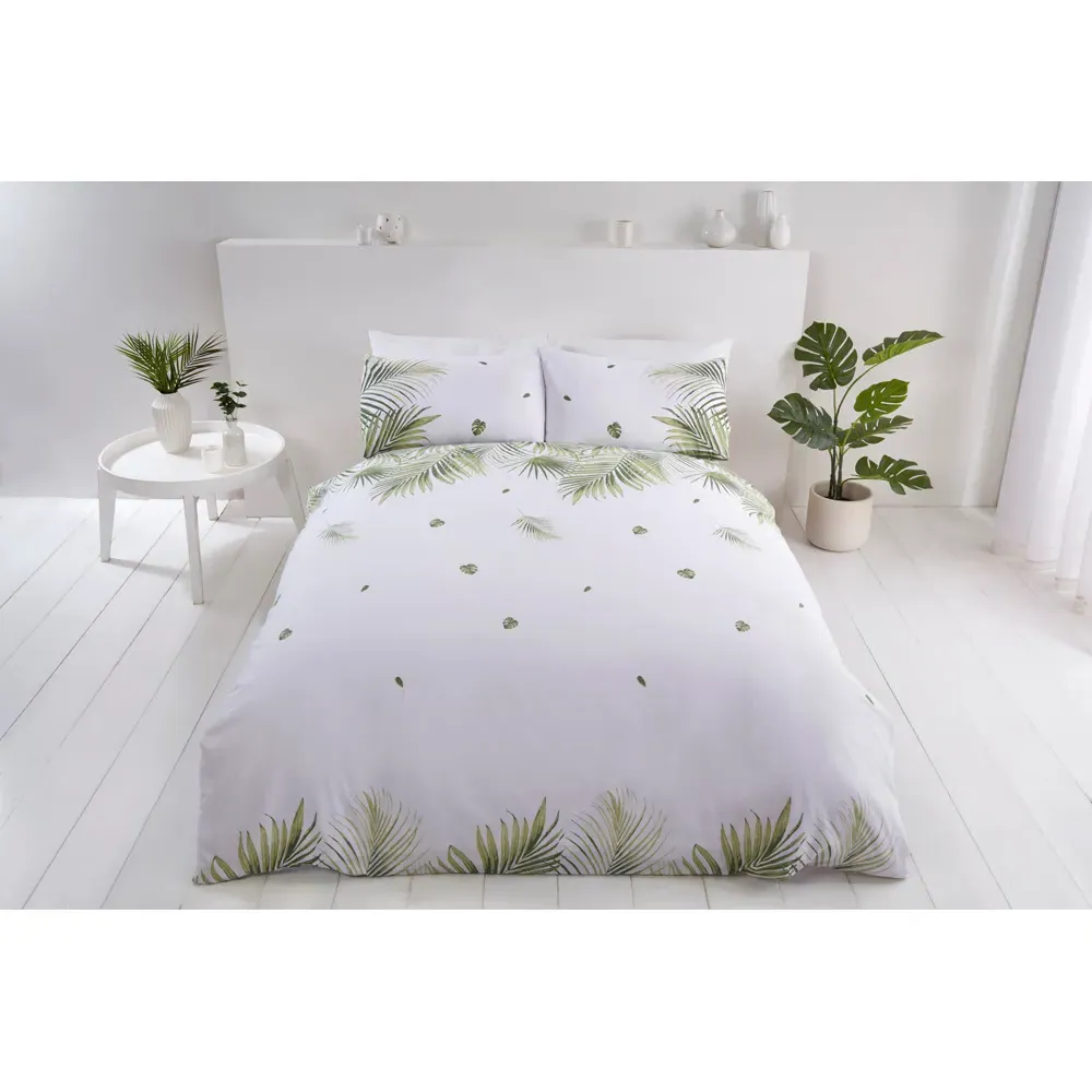 PH Tropics Double Duvet Set - Green, Cotton