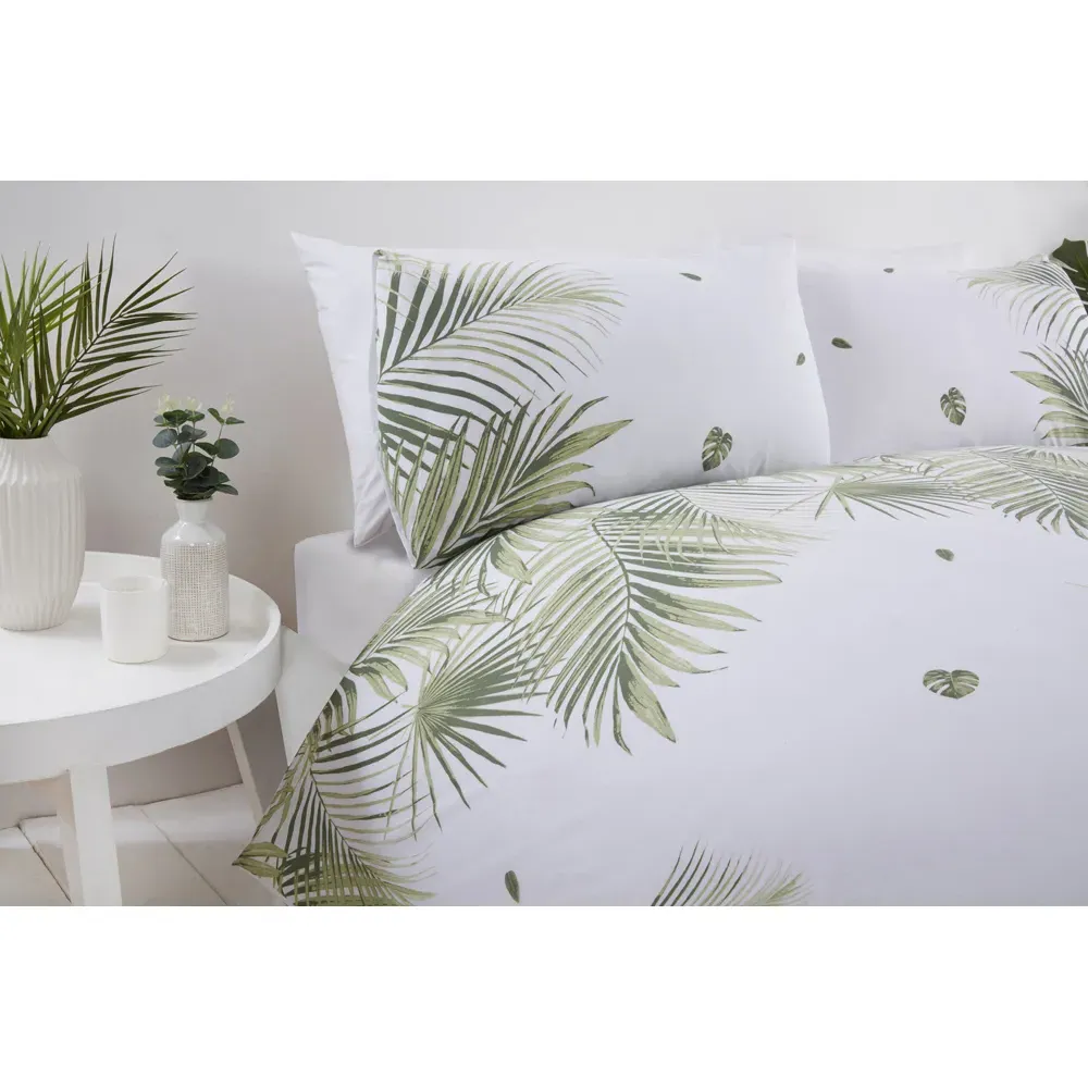 PH Tropics Double Duvet Set - Green, Cotton
