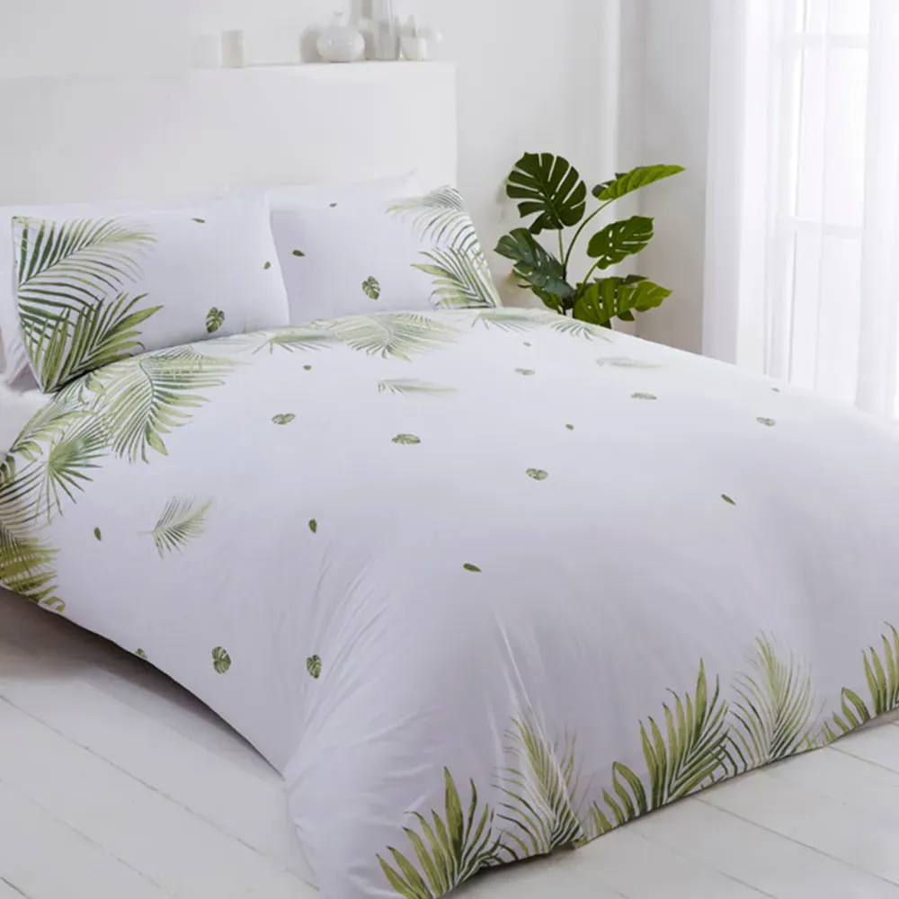 PH Tropics Double Duvet Set - Green, Cotton