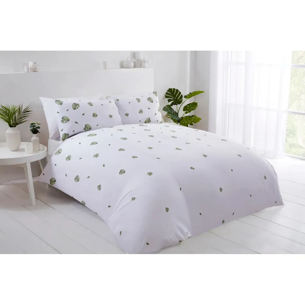 PH Tropics Super King Duvet Set - Green, Cotton
