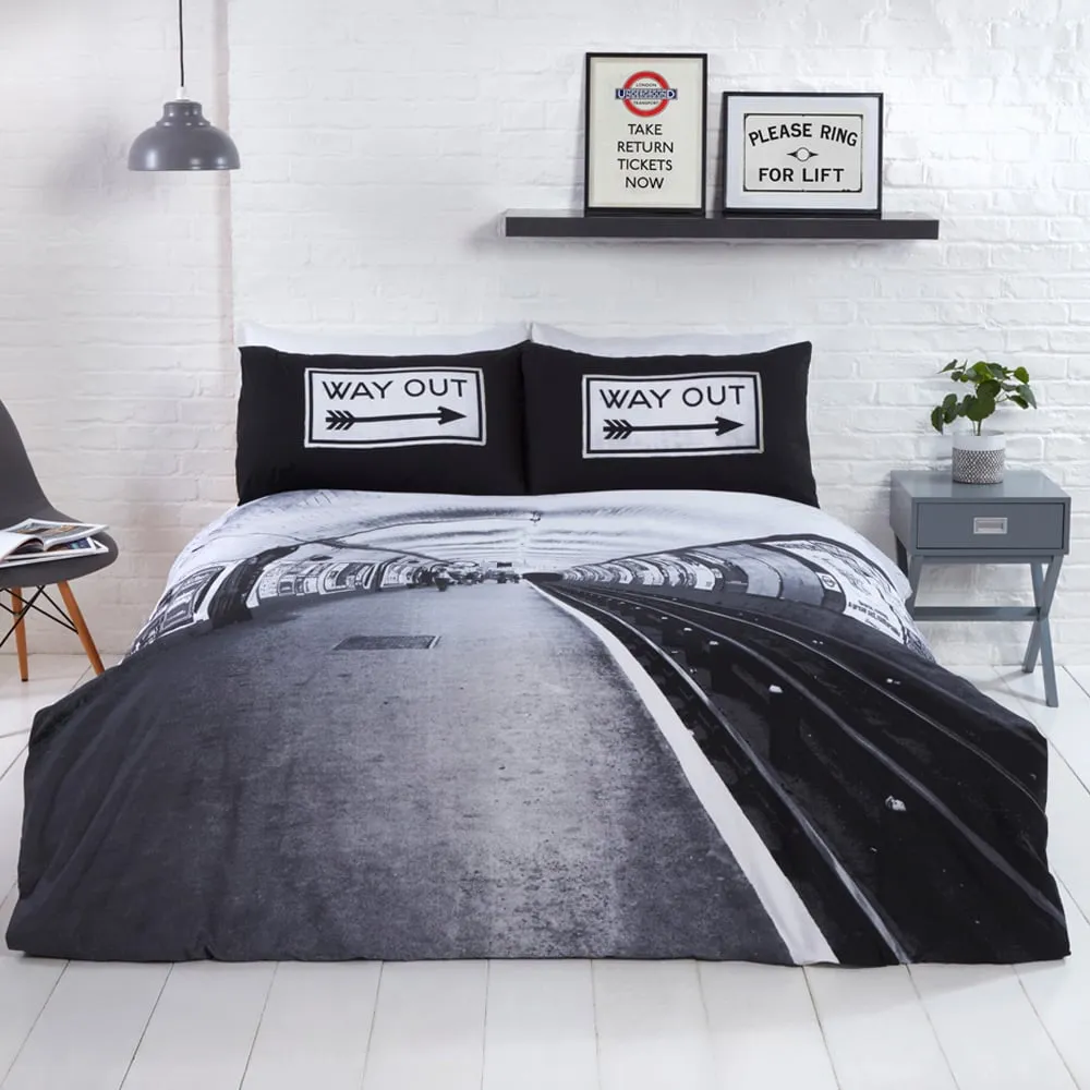 Platform Single Reversible Duvet Set - Multicolour image