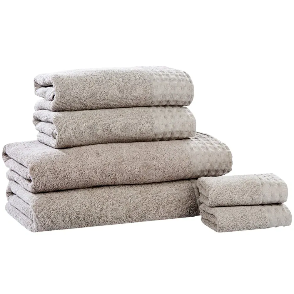 Retreat Bath Towel - Brown, Cotton image