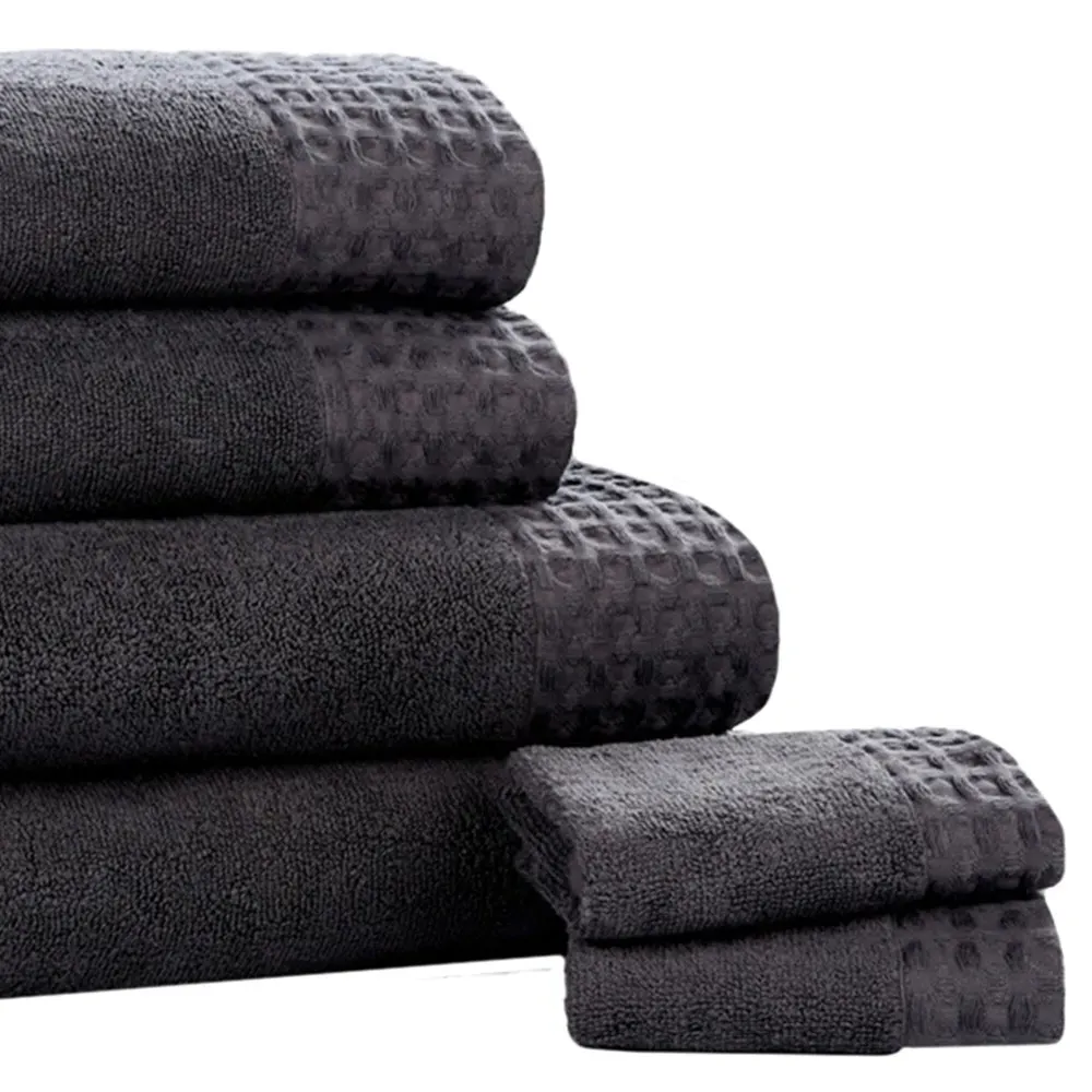 Retreat Bath Towel - Charcoal Grey, Cotton