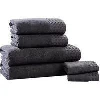 Retreat Bath Towel - Charcoal Grey, Cotton