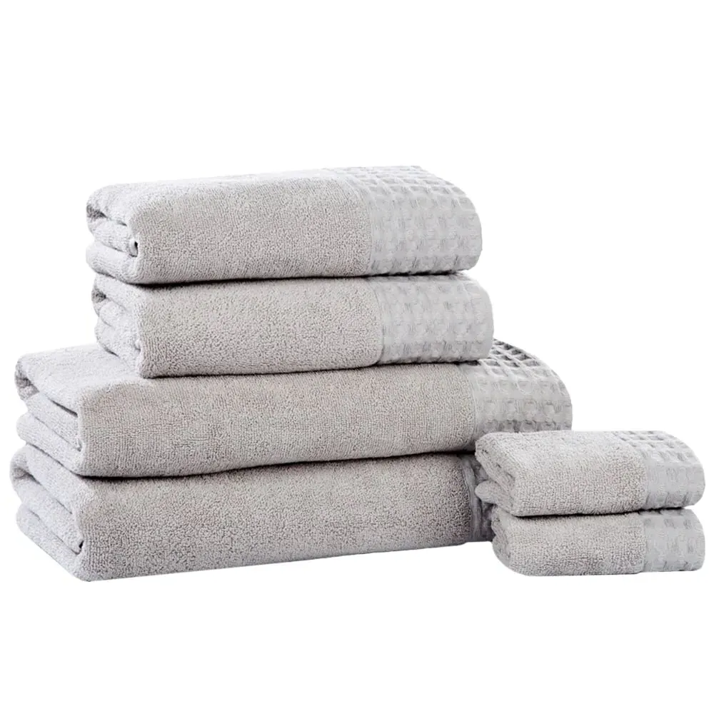 Retreat Bath Towel - Silver, Cotton