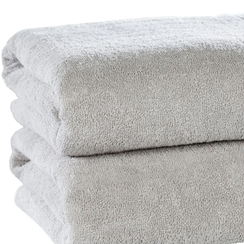 Retreat Cotton Bath Sheet Set of 2 - Silver