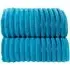 Ribbed Cotton Bath Sheet - Teal