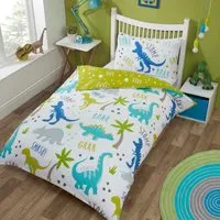 Roarsome Single Reversible Duvet Cover Set - Multi