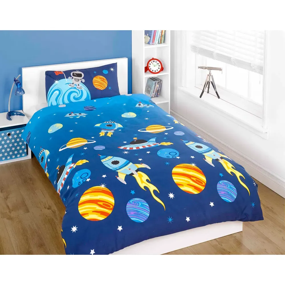 Rockets Single Duvet Cover Set - Multi
