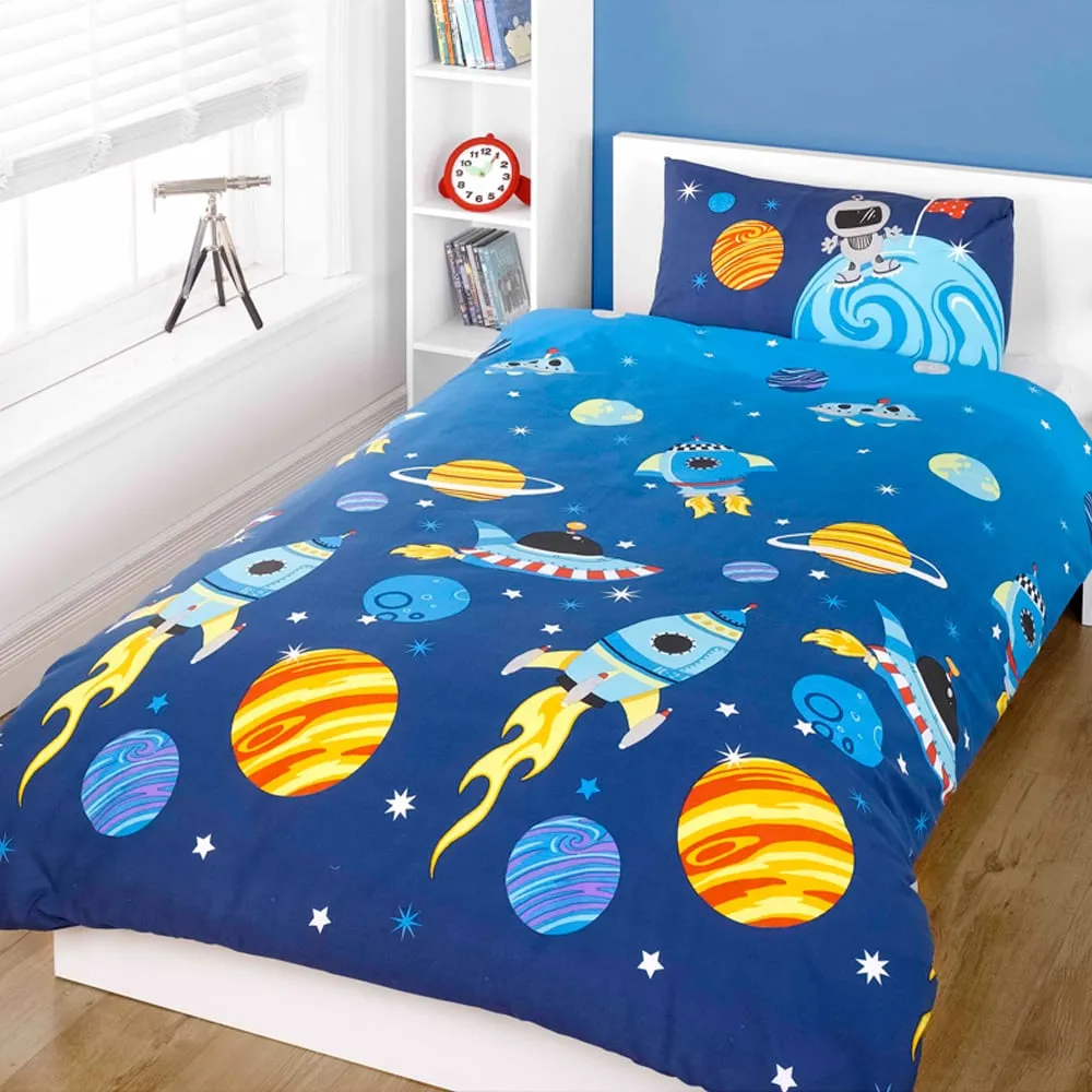 Rockets Single Duvet Cover Set - Multi