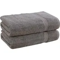 Royal Kensington Cotton Bath Sheet Set of 2 - Grey