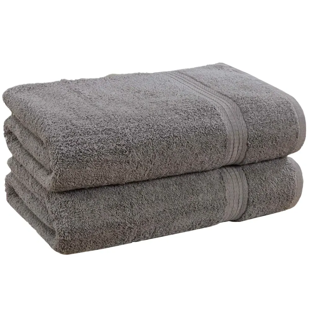 Royal Kensington Cotton Bath Sheet Set of 2 - Grey