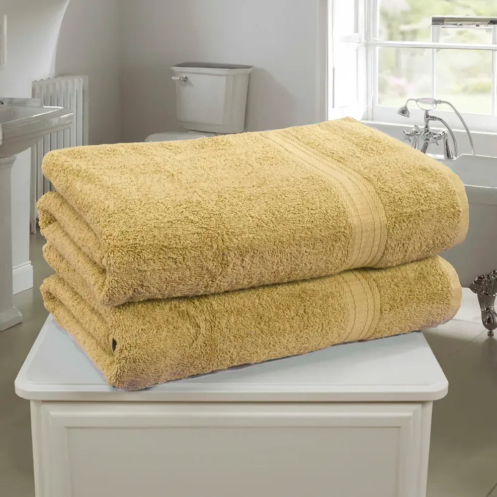 Royal Kensington Cotton Bath Sheet Set of 2 - Orange