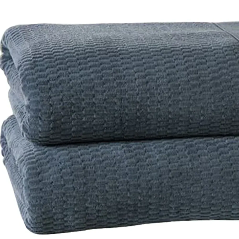 Royal Velvet Bath Sheet Set of 2 - Blue, Cotton